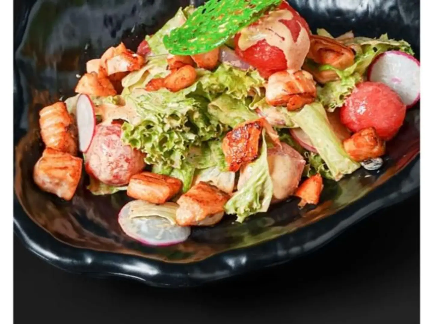 Watermelon Salmon Salad