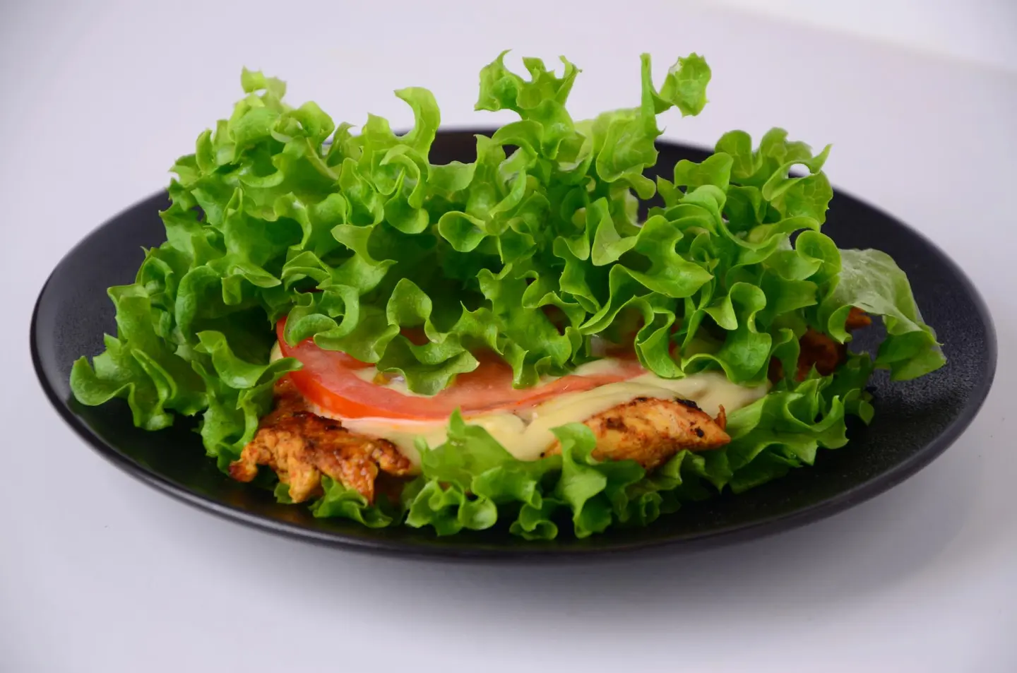 كيتو برجر لحم