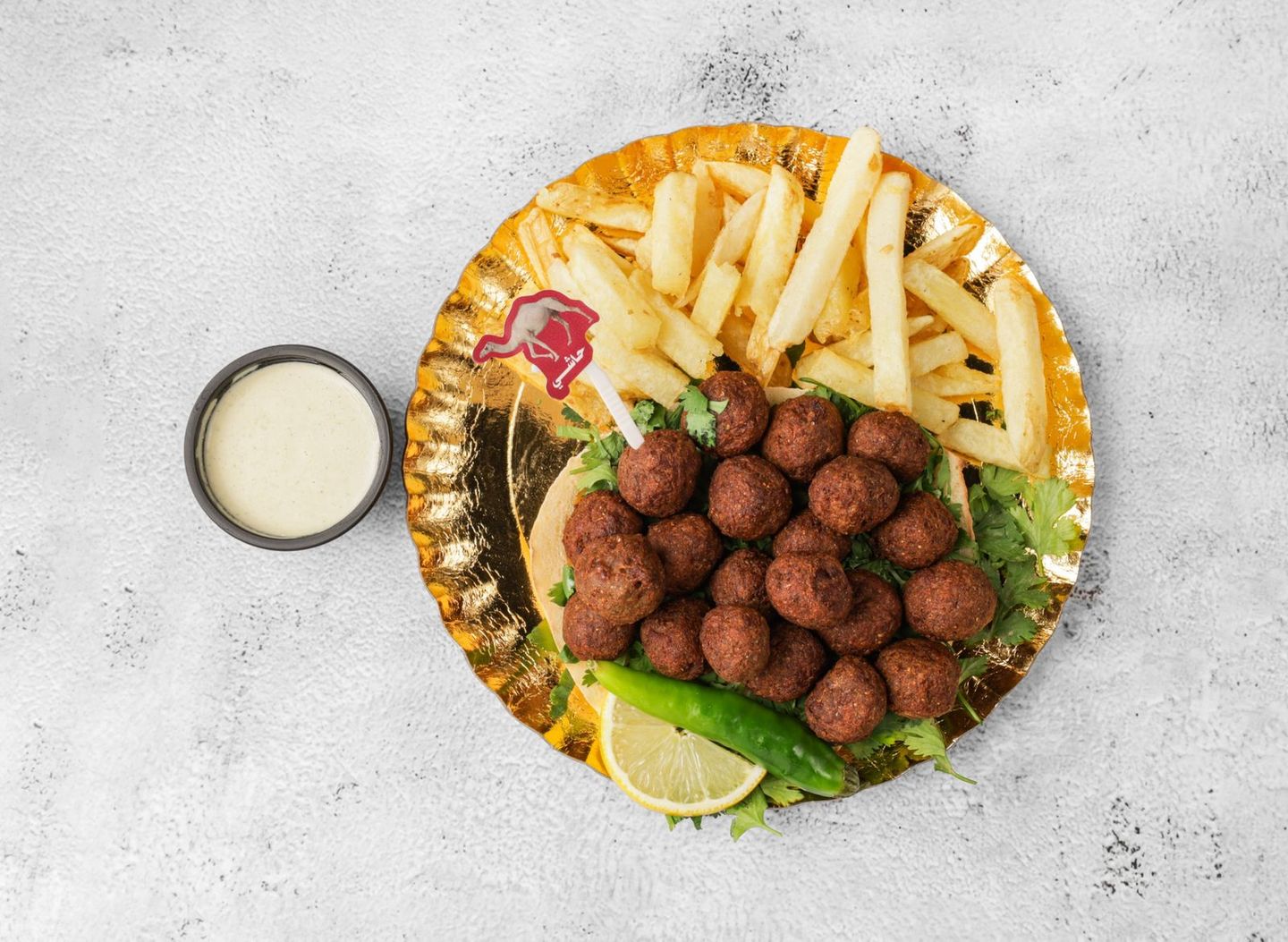 وجبة كباب ميرو حاشي مع البطاطس