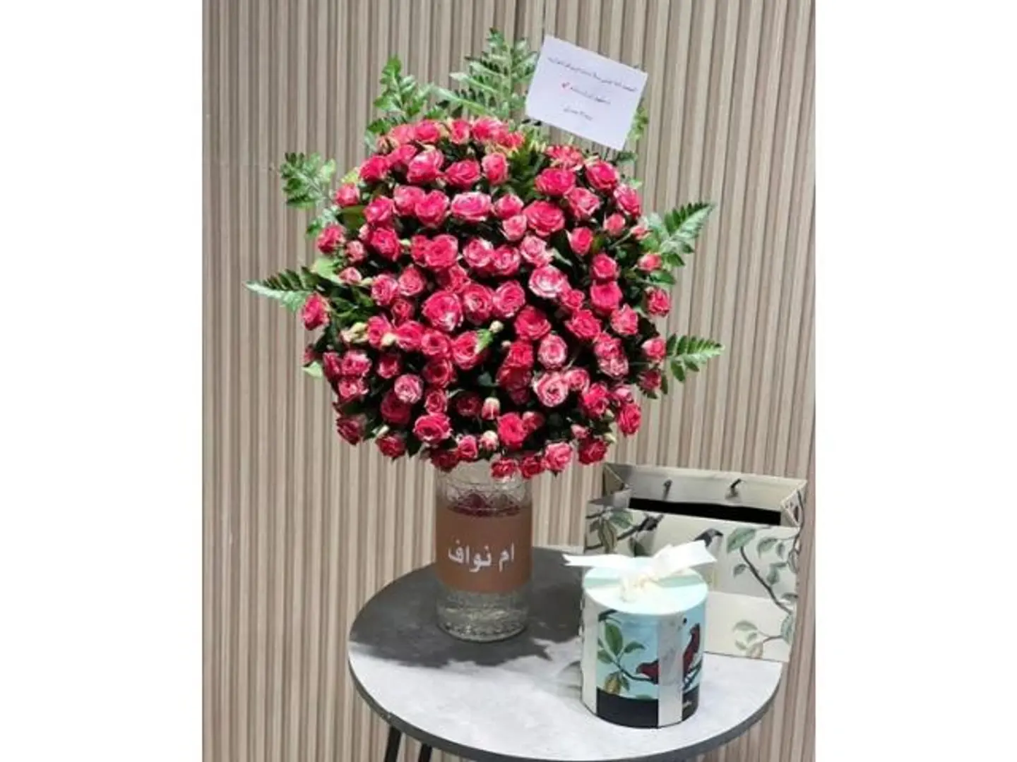 Whisper Of Nature Vase With Anoush Chocolate