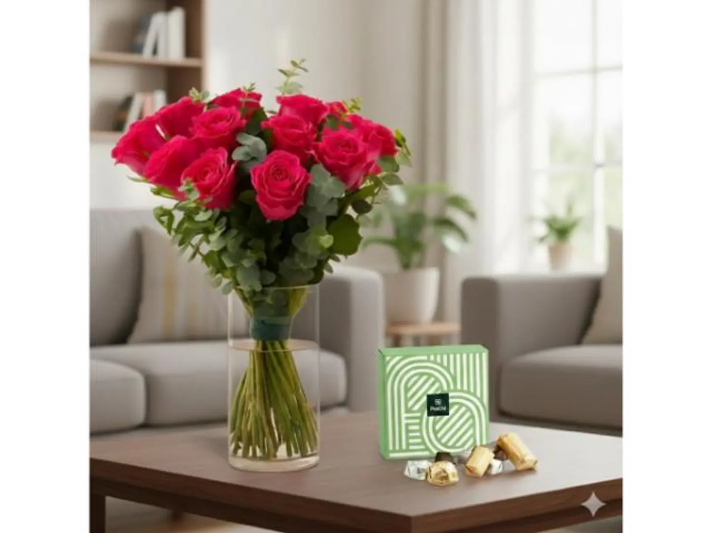 مجموعة هدايا مفاجئة للحبيبين مزهرية