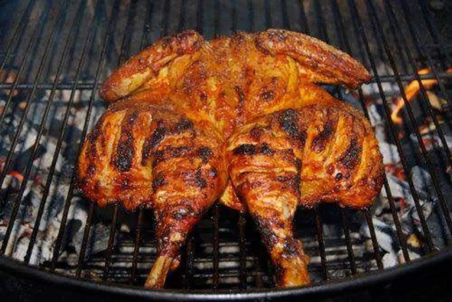Whole Chicken On Charcoal Without Rice