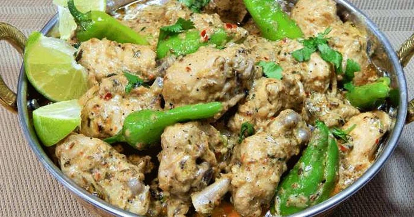 Chicken White Karahi Half