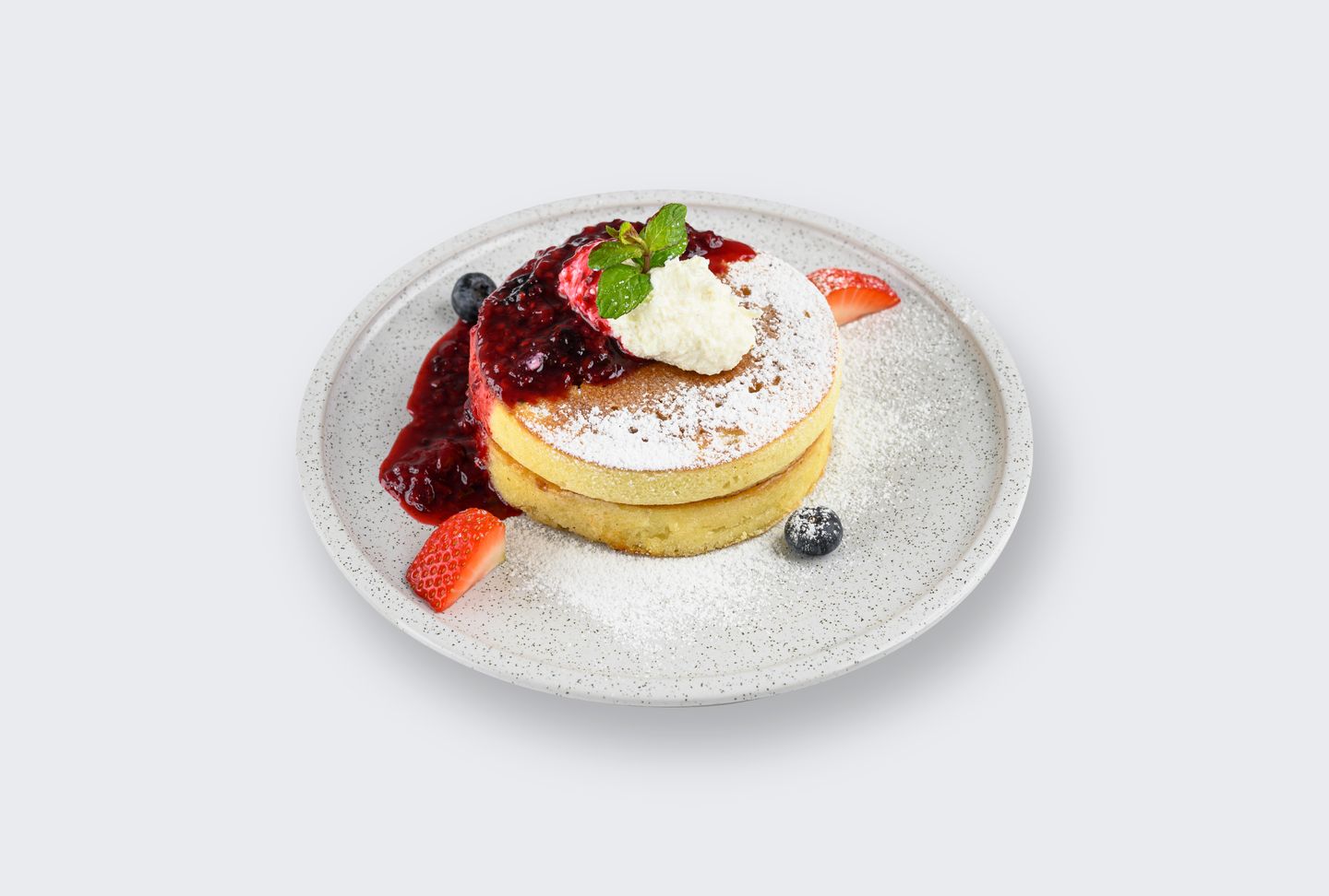 Raspberry And Ricotta Pancake
