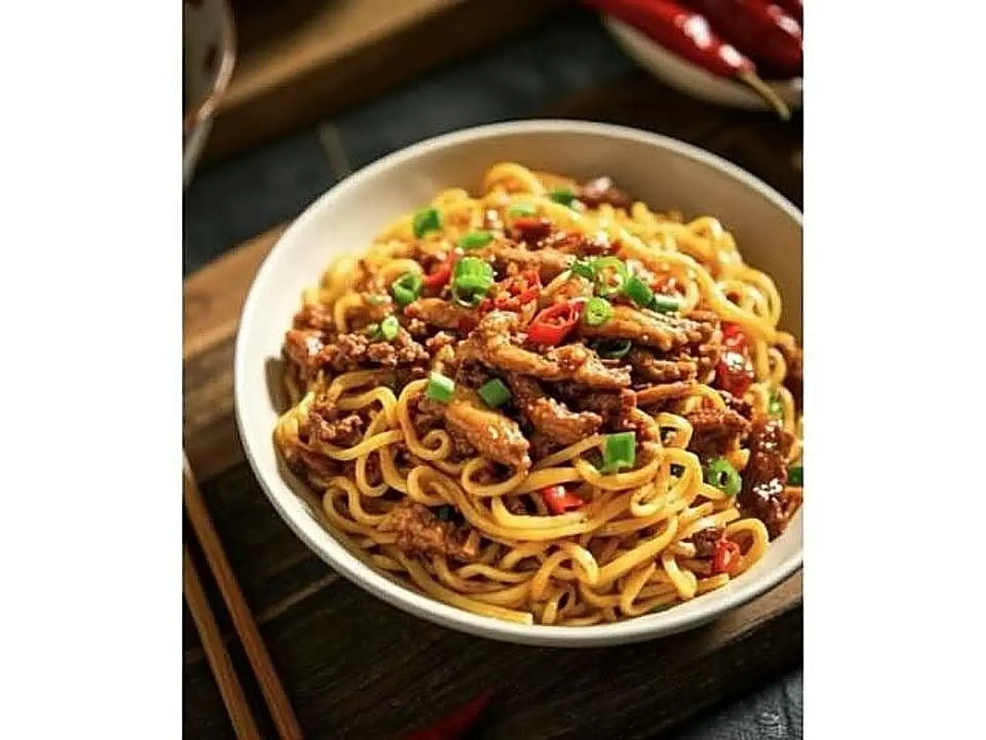 نودلز مقليه
