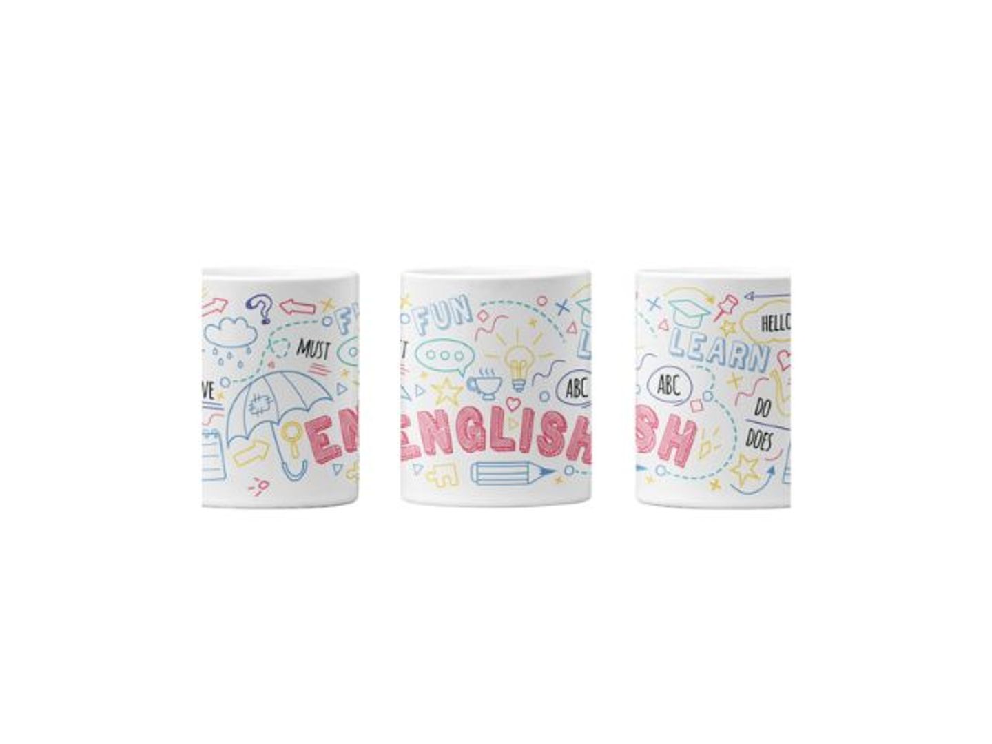 Teacher's Day Cup In English