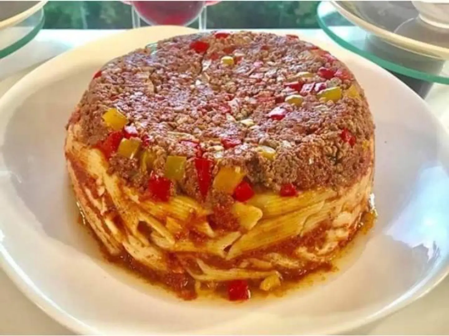 طاجن مكرونة دجاج