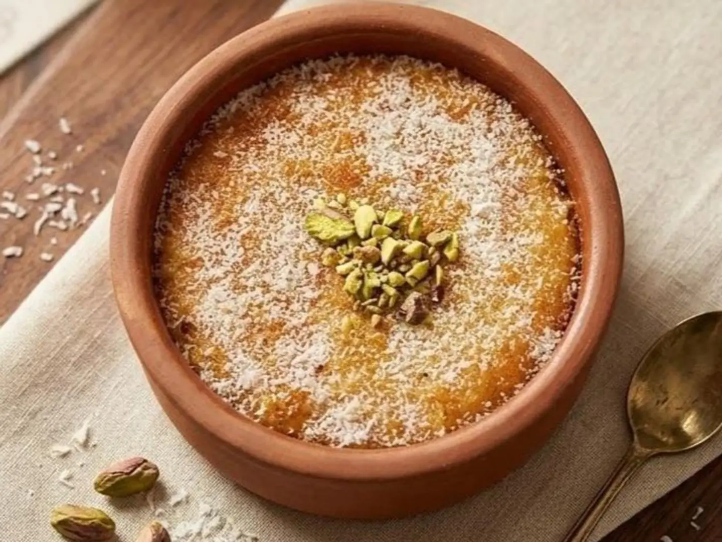 Basbousa With Cream