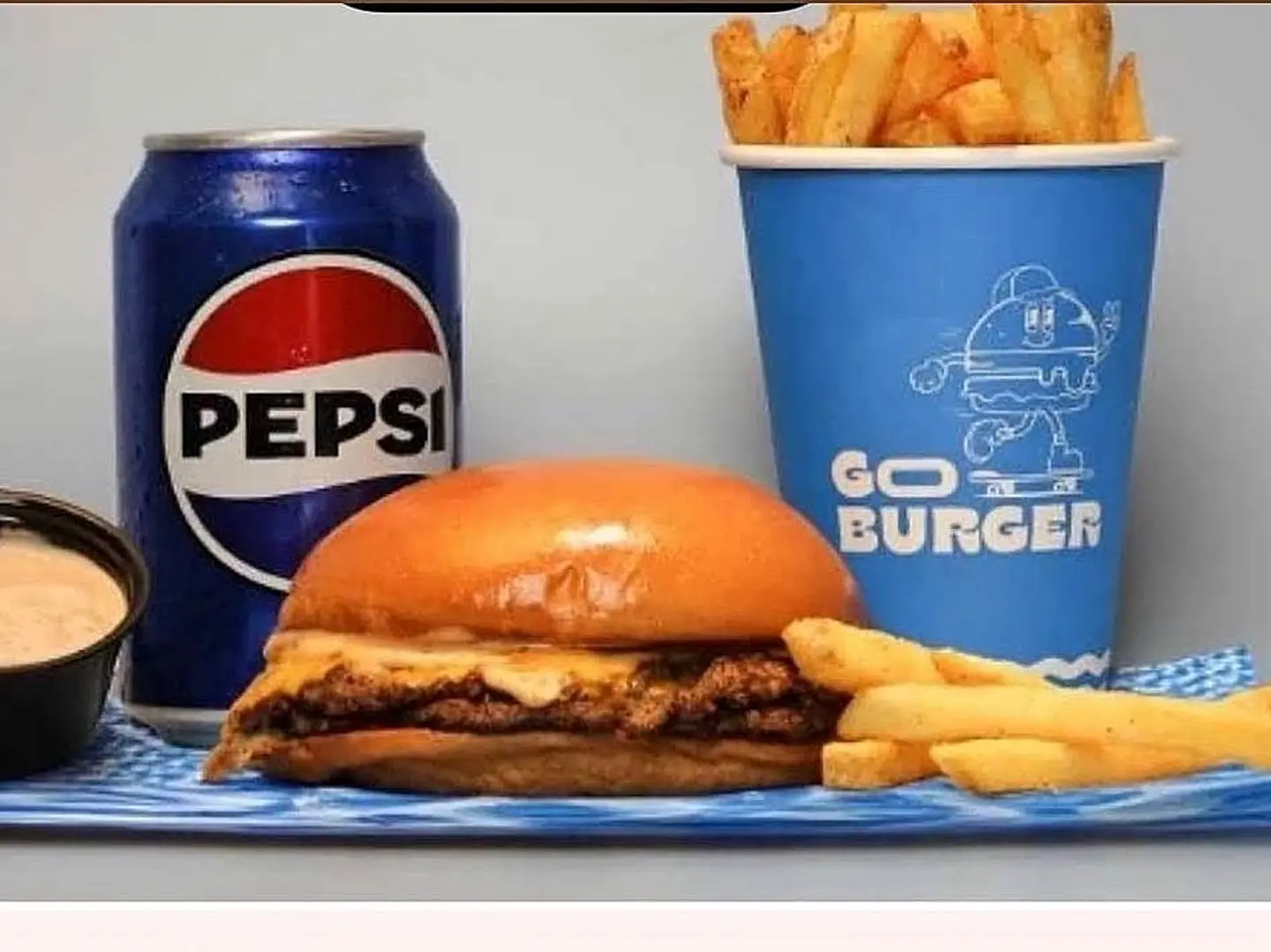 وجبة دبل سماش برجر