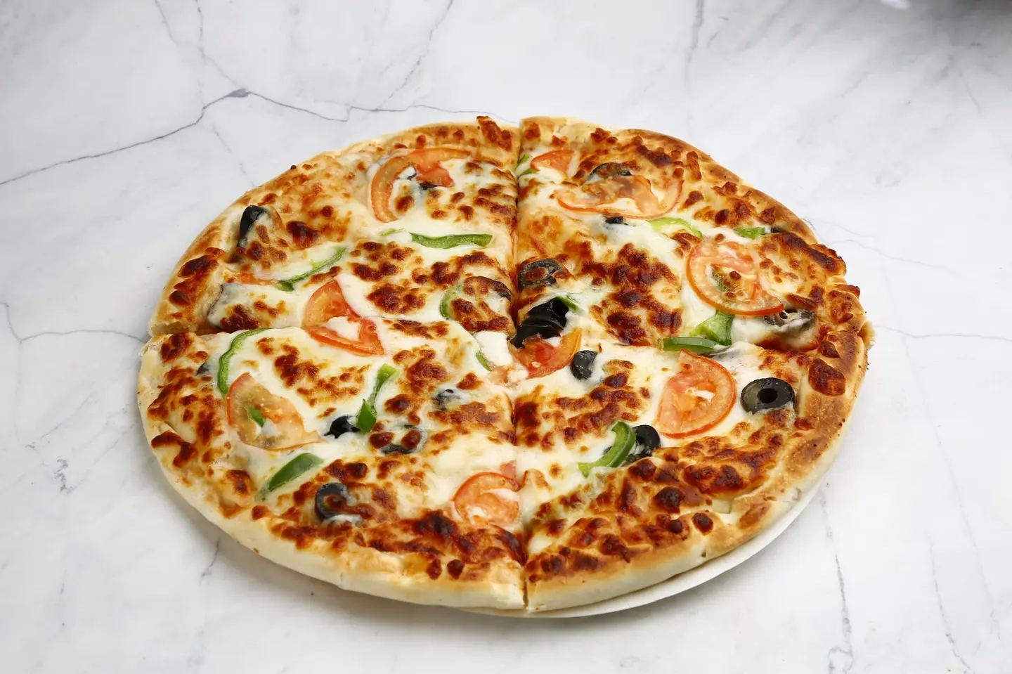 Mushroom Vegetable Pizza