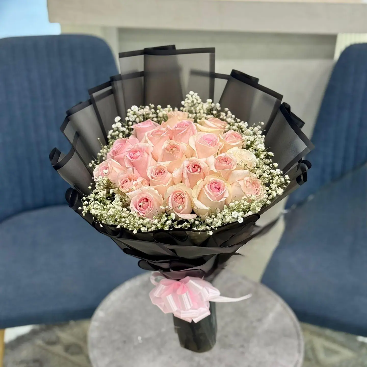 باقة ورد طبيعي جوري