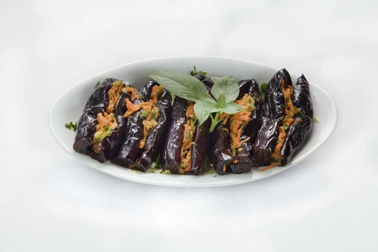 طبق باذنجان مقلي