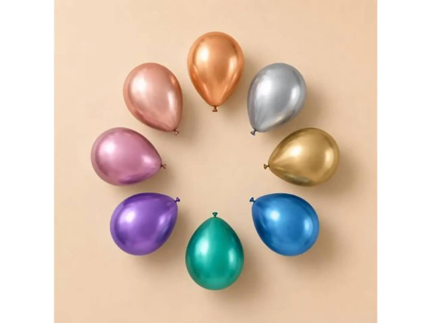 Plain Chrome Helium Balloon