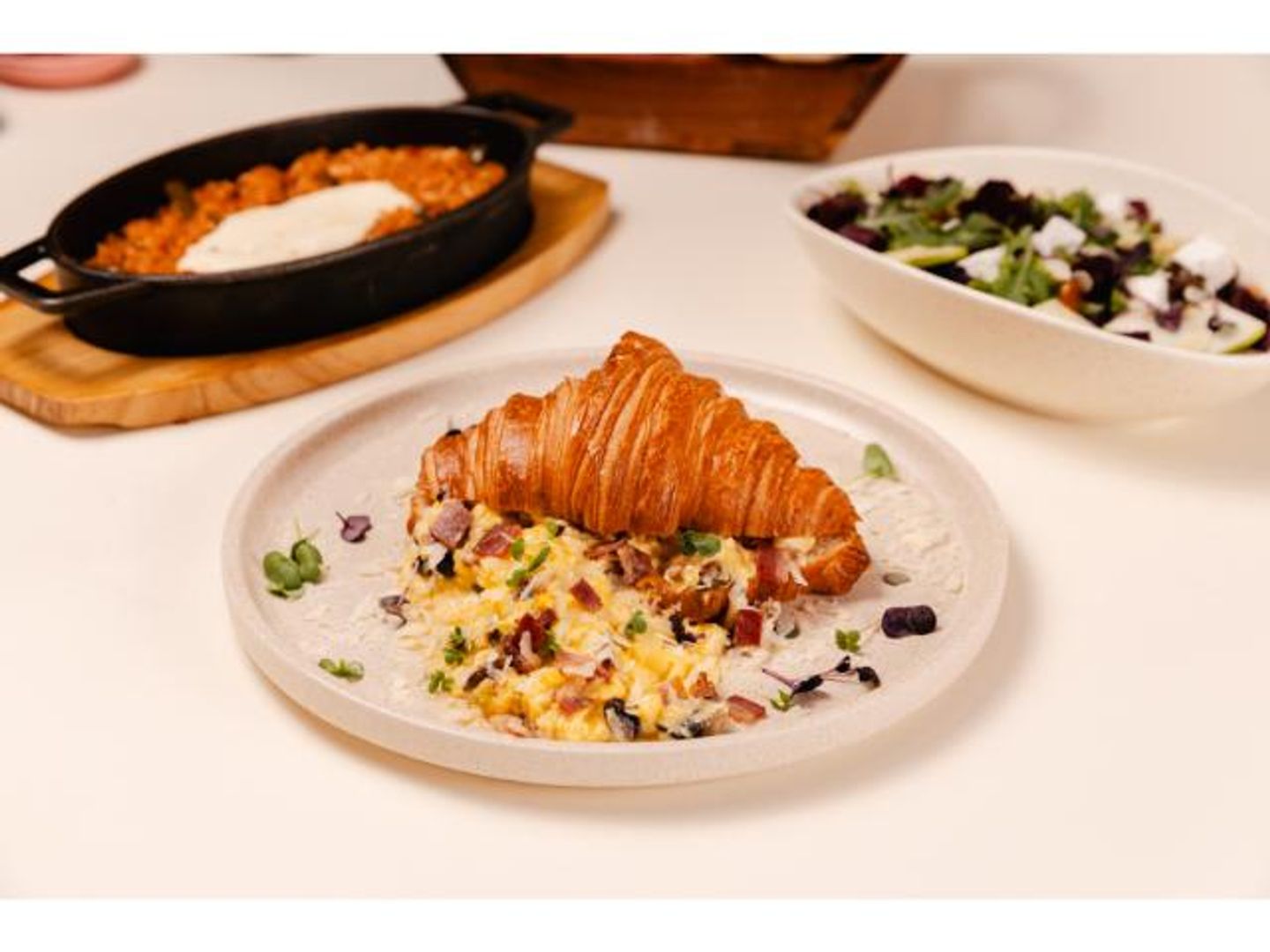 Croissant Carbonara
