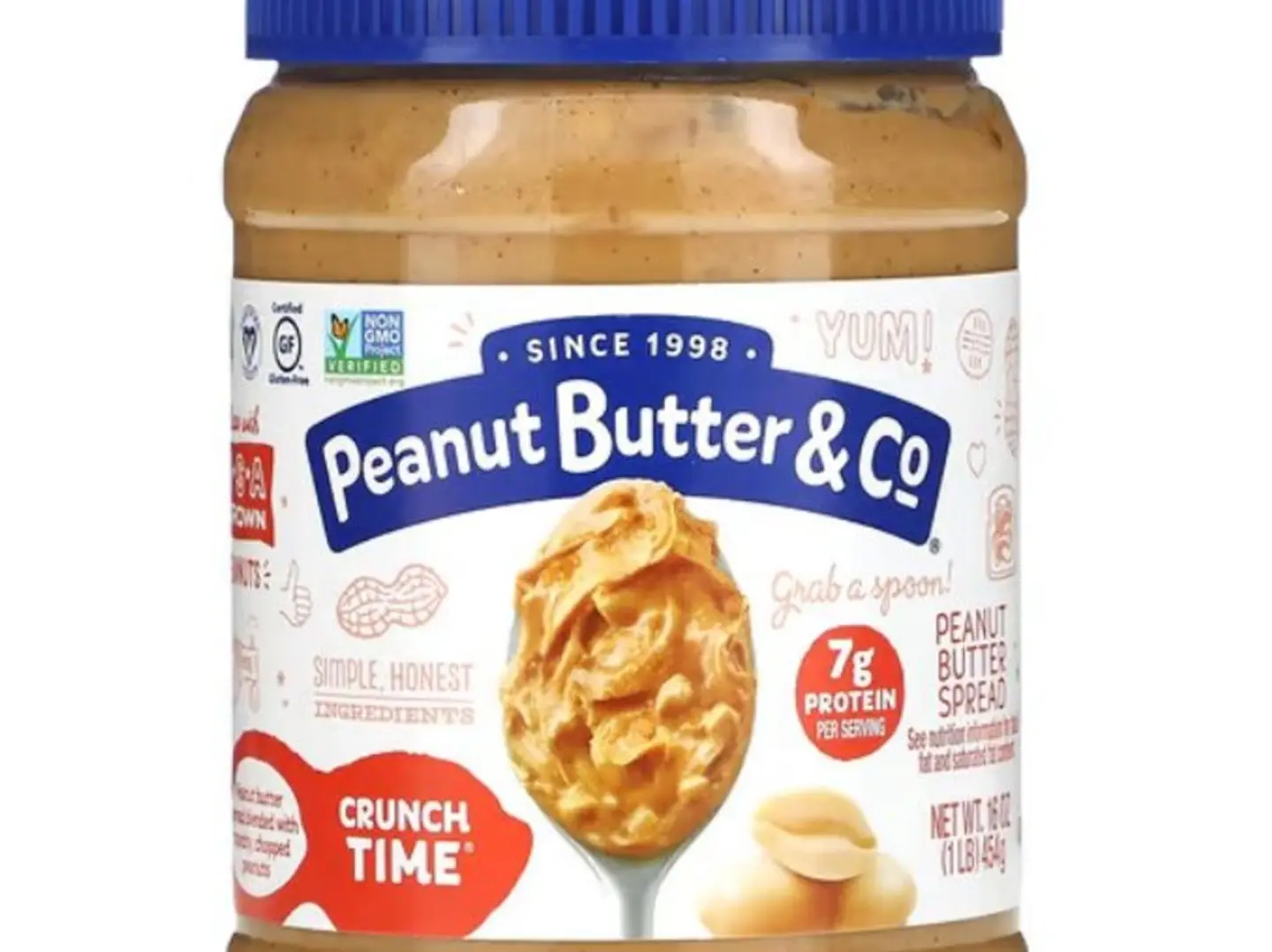 Crunchy Peanut Butter 7g Protein Gluten Free