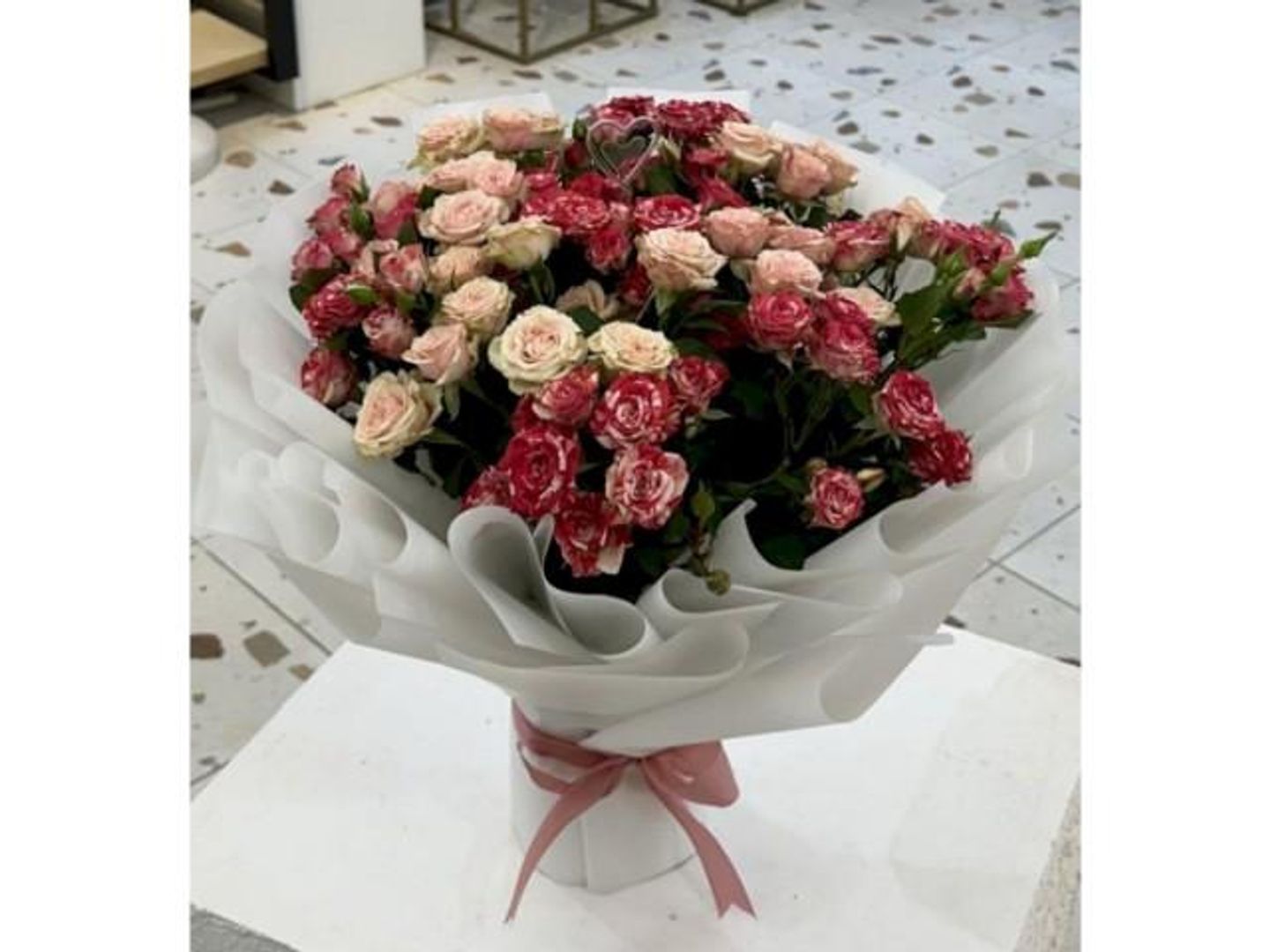 Natural Baby Rose Mixed Flower Bouquet