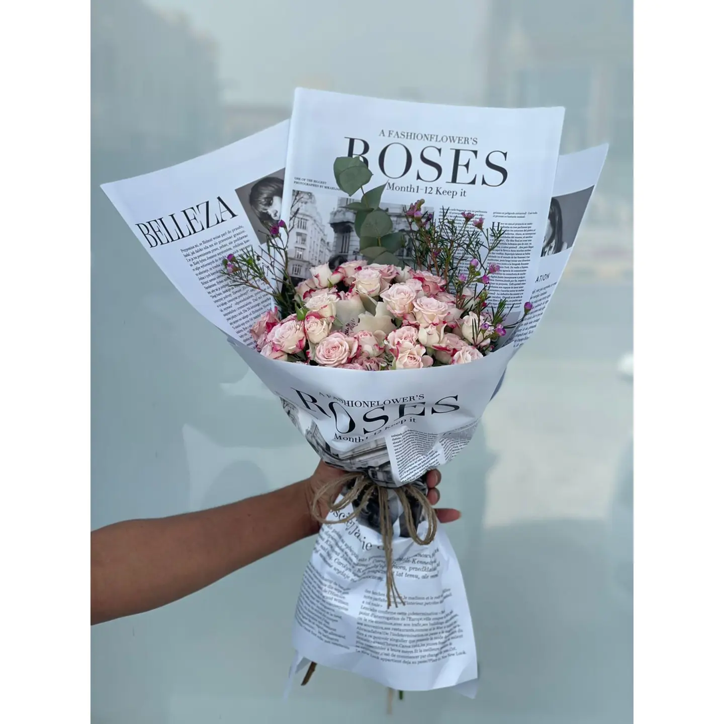 Baby Rose Two Color Bouquet B1