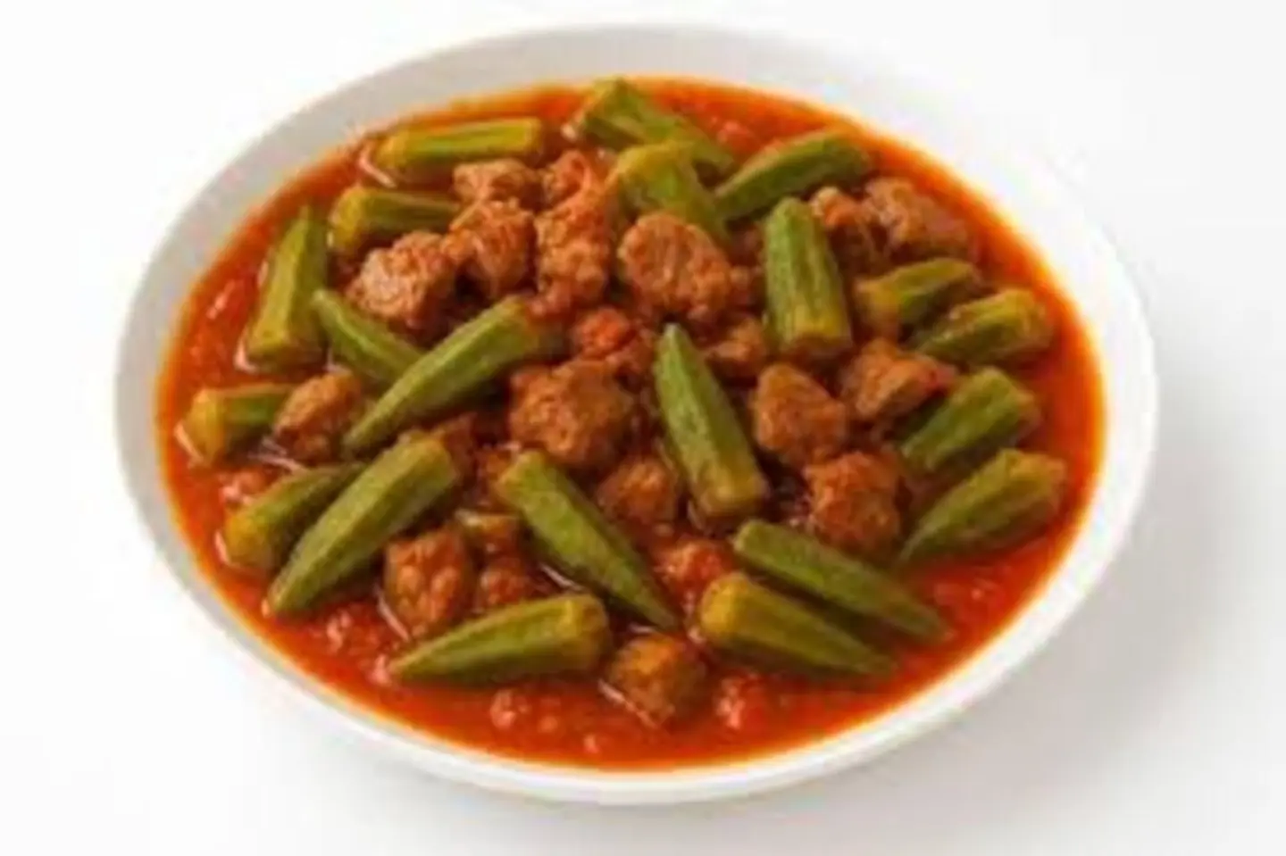 Okra With Meat