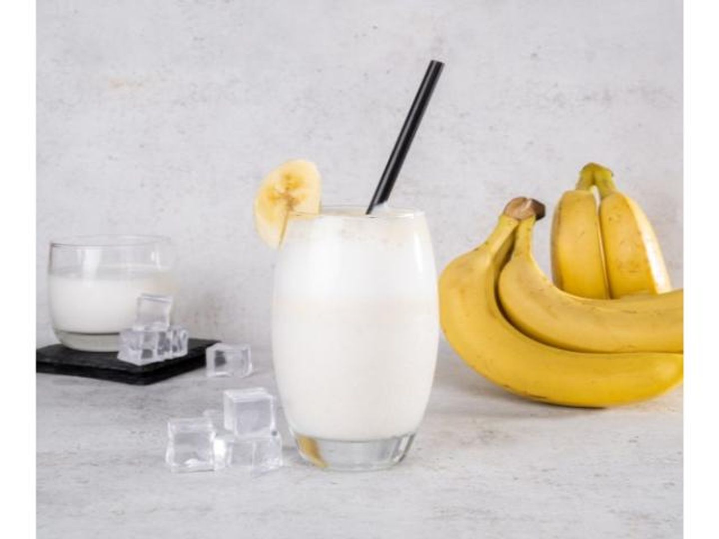 Milk And Banana Juice