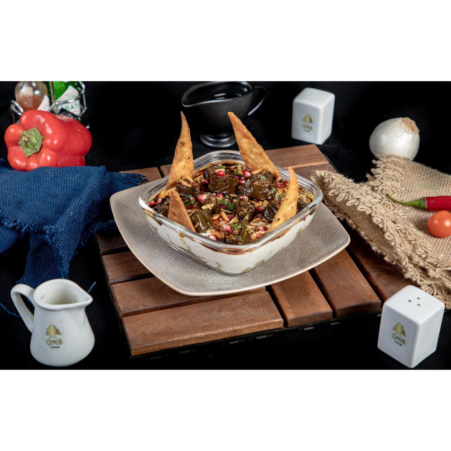 فتة ورق العنب
