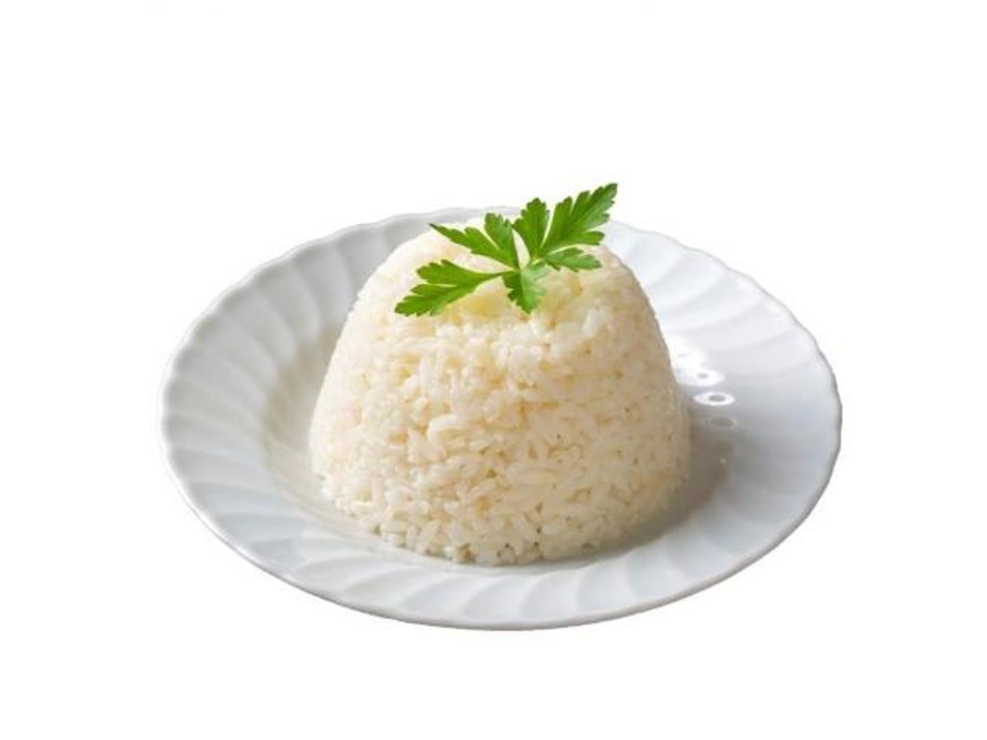 White Rice Plate