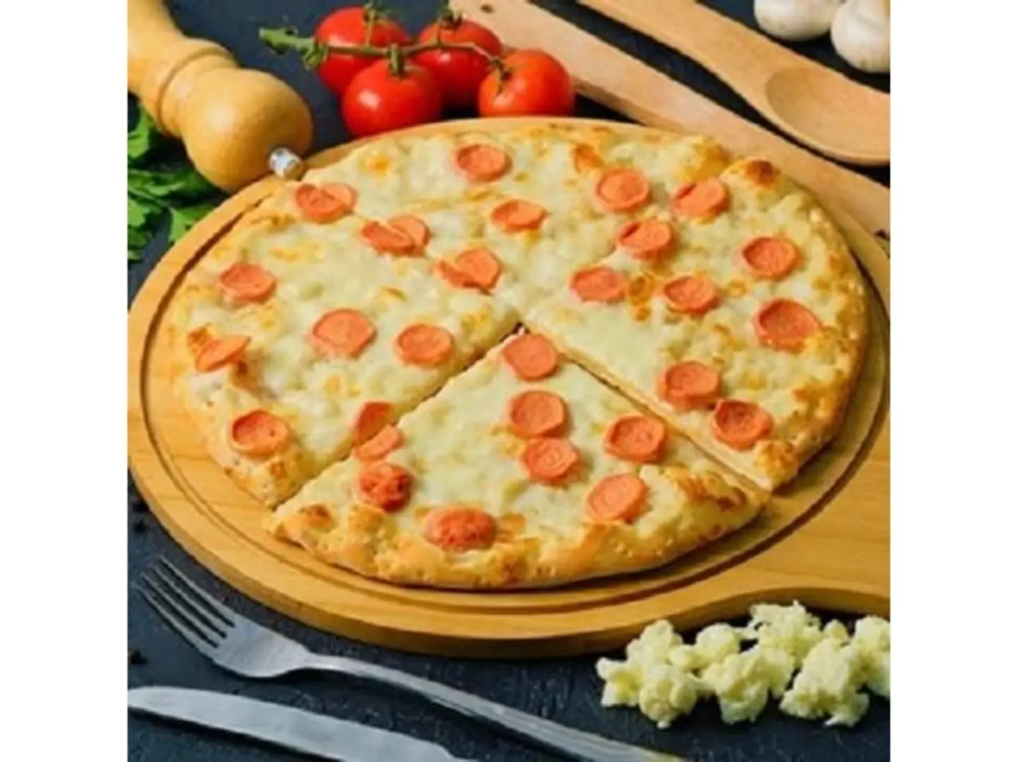 Mozzarella With Sausage Slices