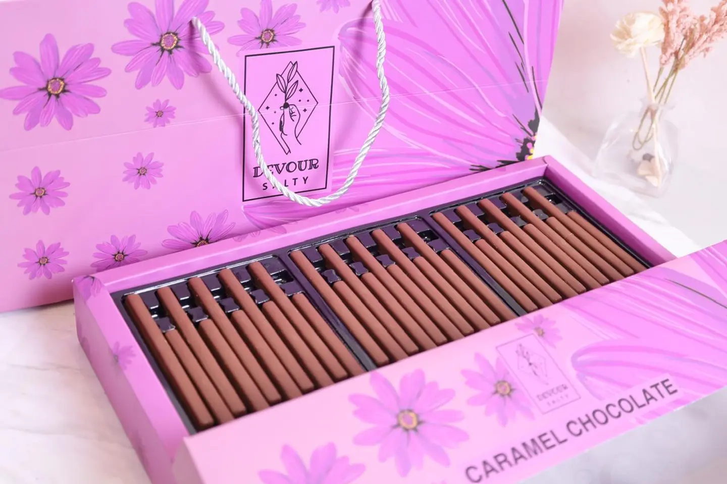 أصابع شوكولاته كراميل 350 جم