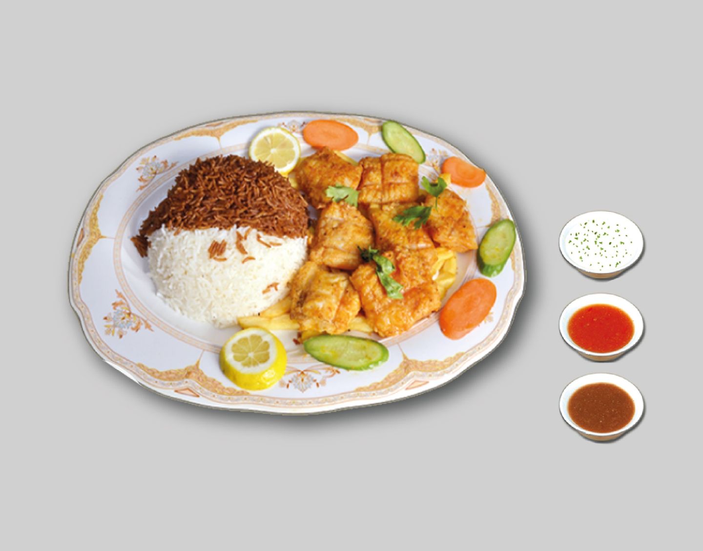 نفر فيليه مشوى مع أرز