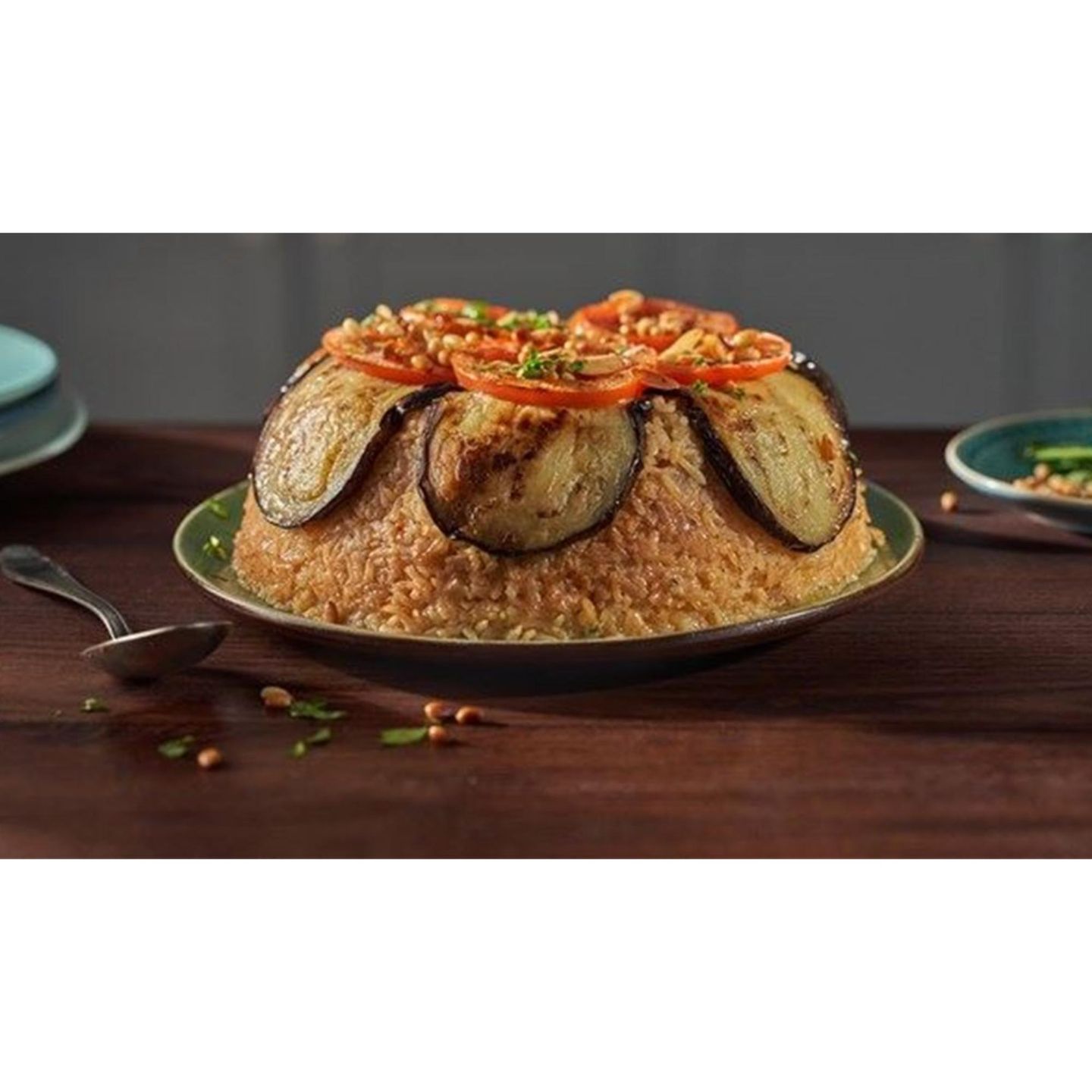 Chicken Maqluba With Rice Half