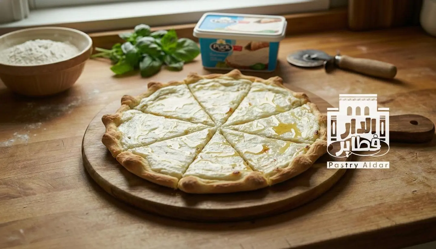 منقوشة لبنة وسط