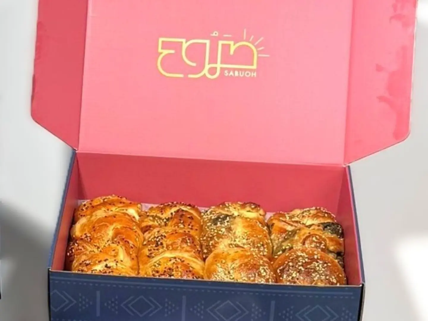 Large Feta Cheese Fatayer Box 9 Pieces