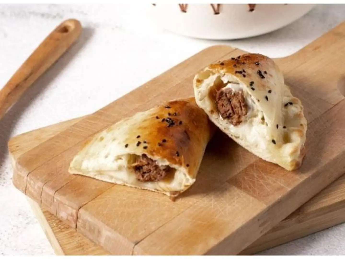 Meat Kabab And Labneh Pie