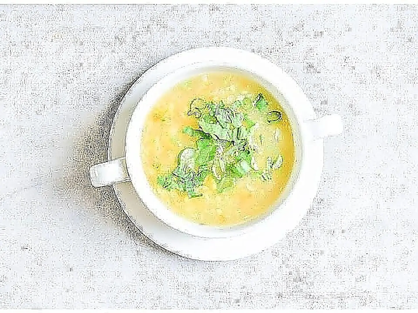 شوربة خضار حارة وحامضة