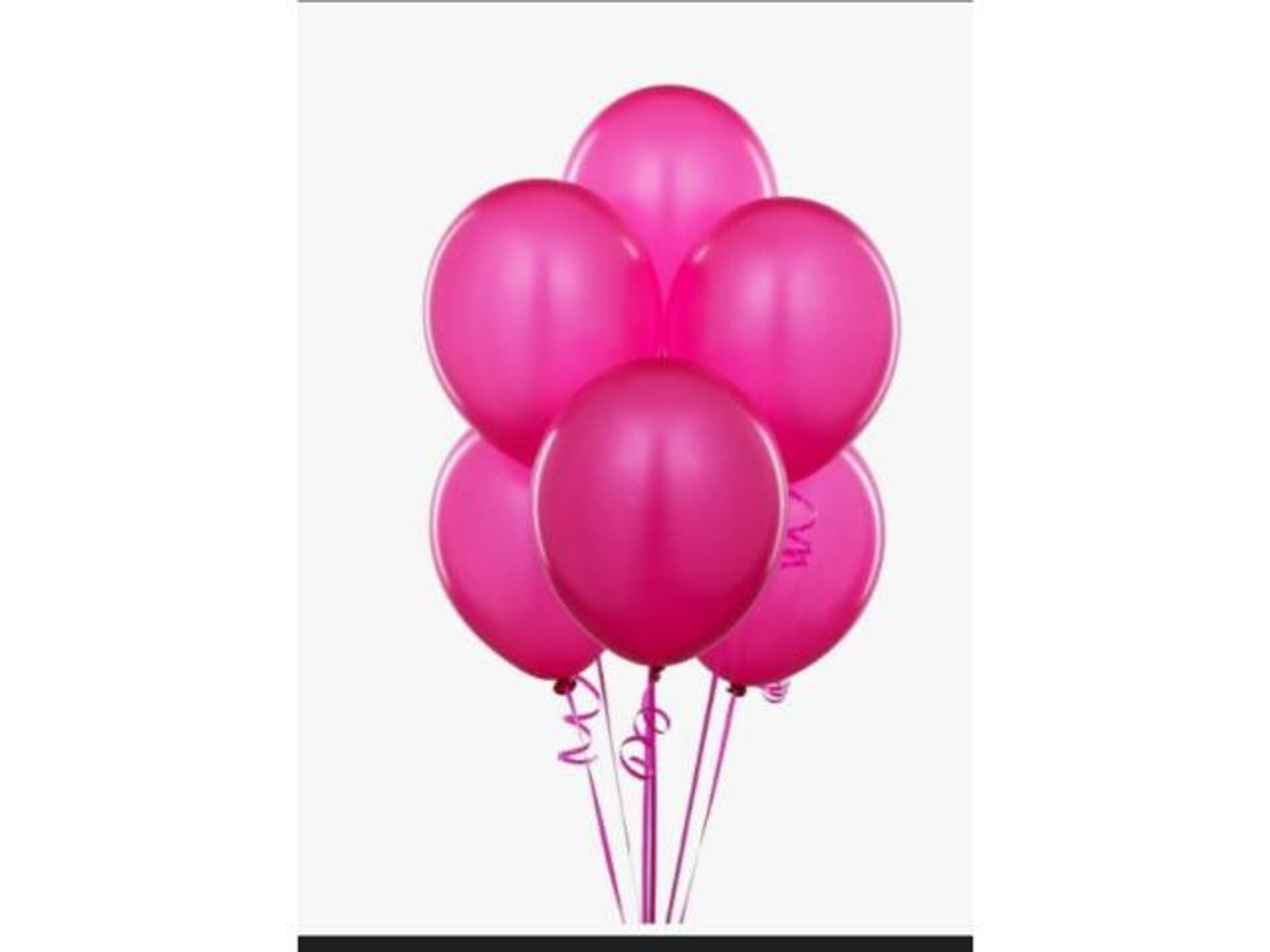 بالون هيليوم سادة فوشي