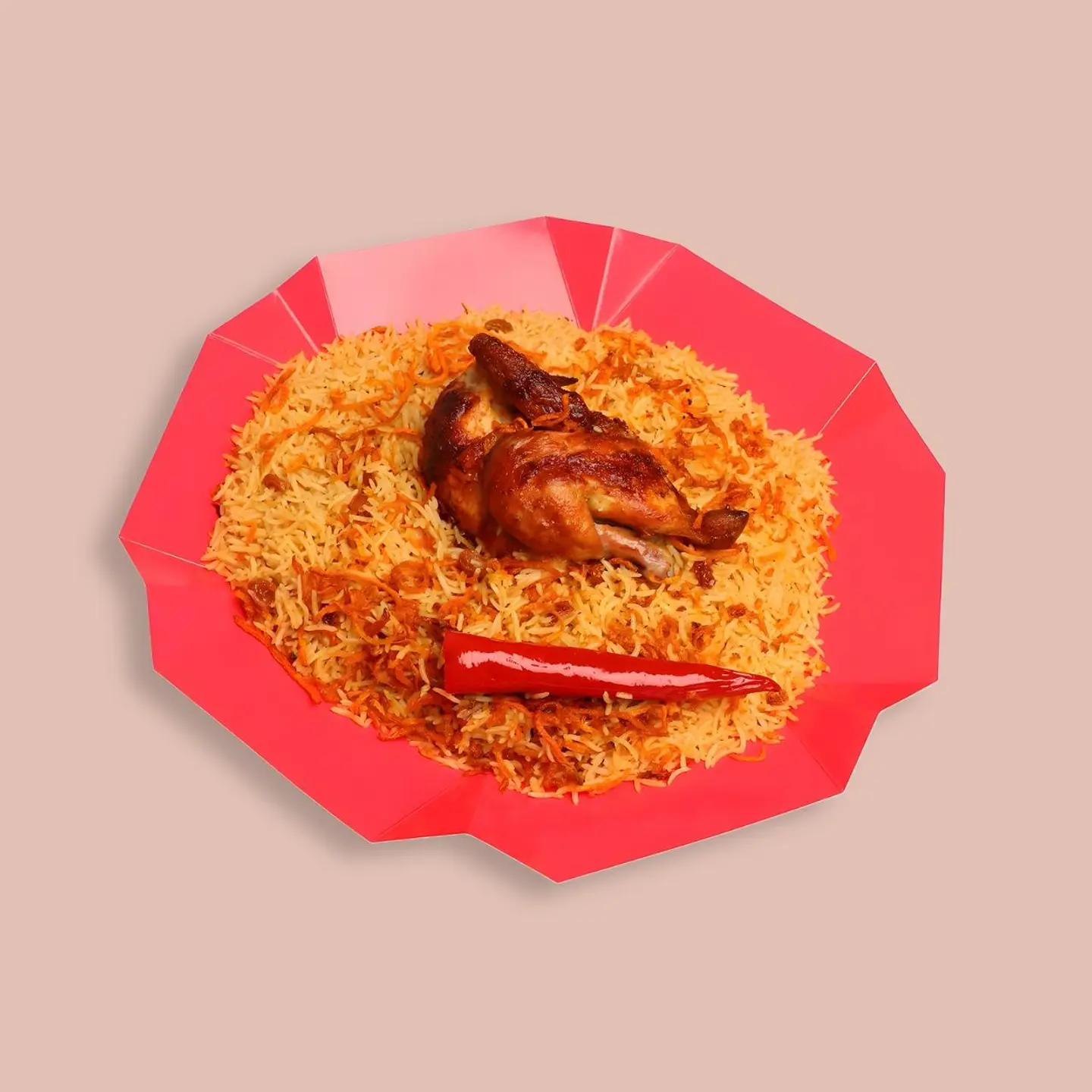 بلوف دجاج وسط