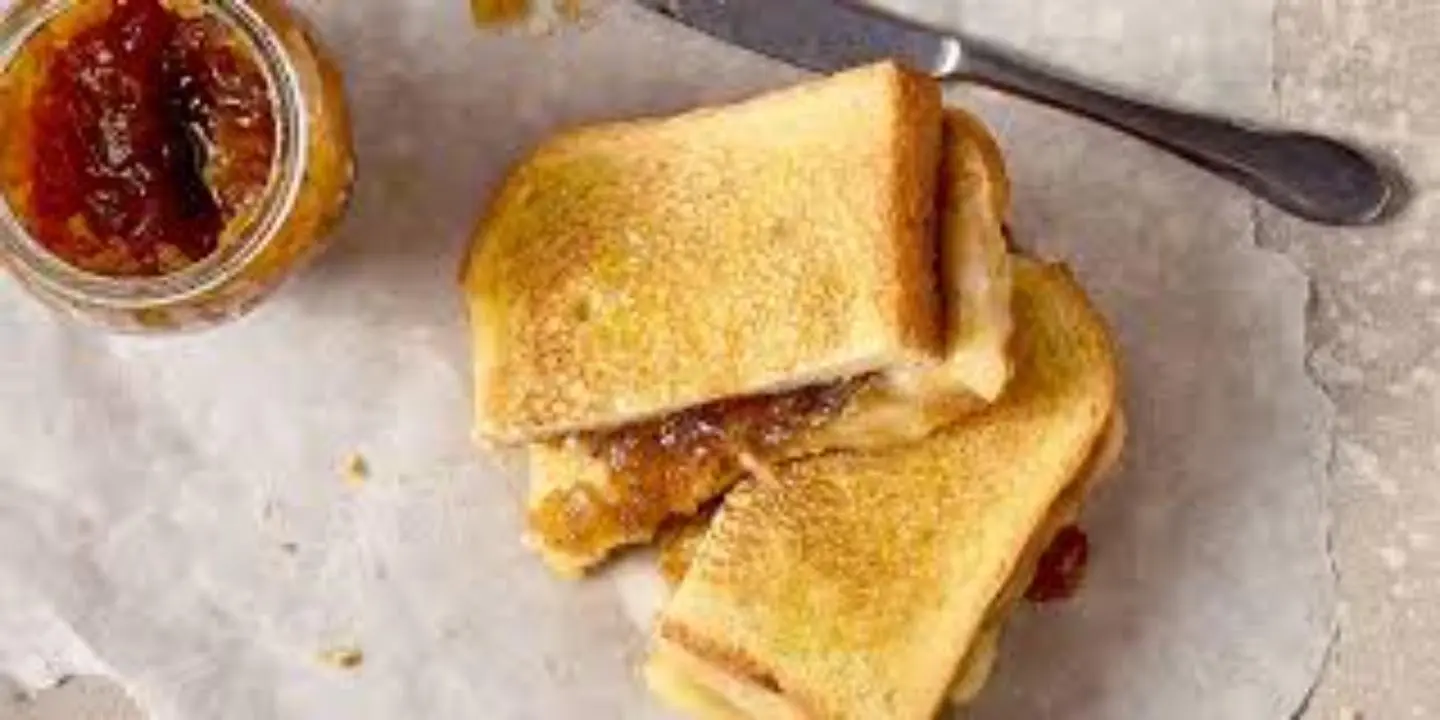 Cheese And Jam Sandwich