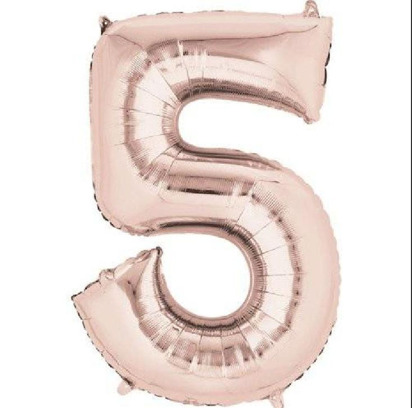 Number 5 Rose Gold Balloon