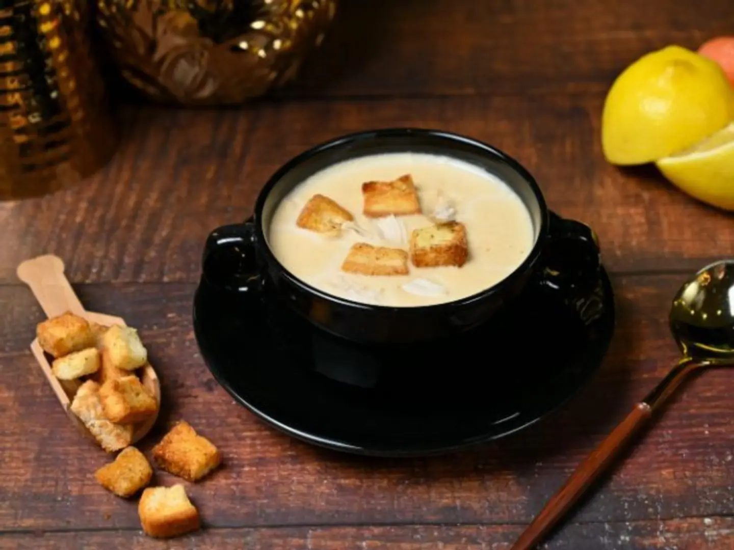 شوربة كريمة الدجاج