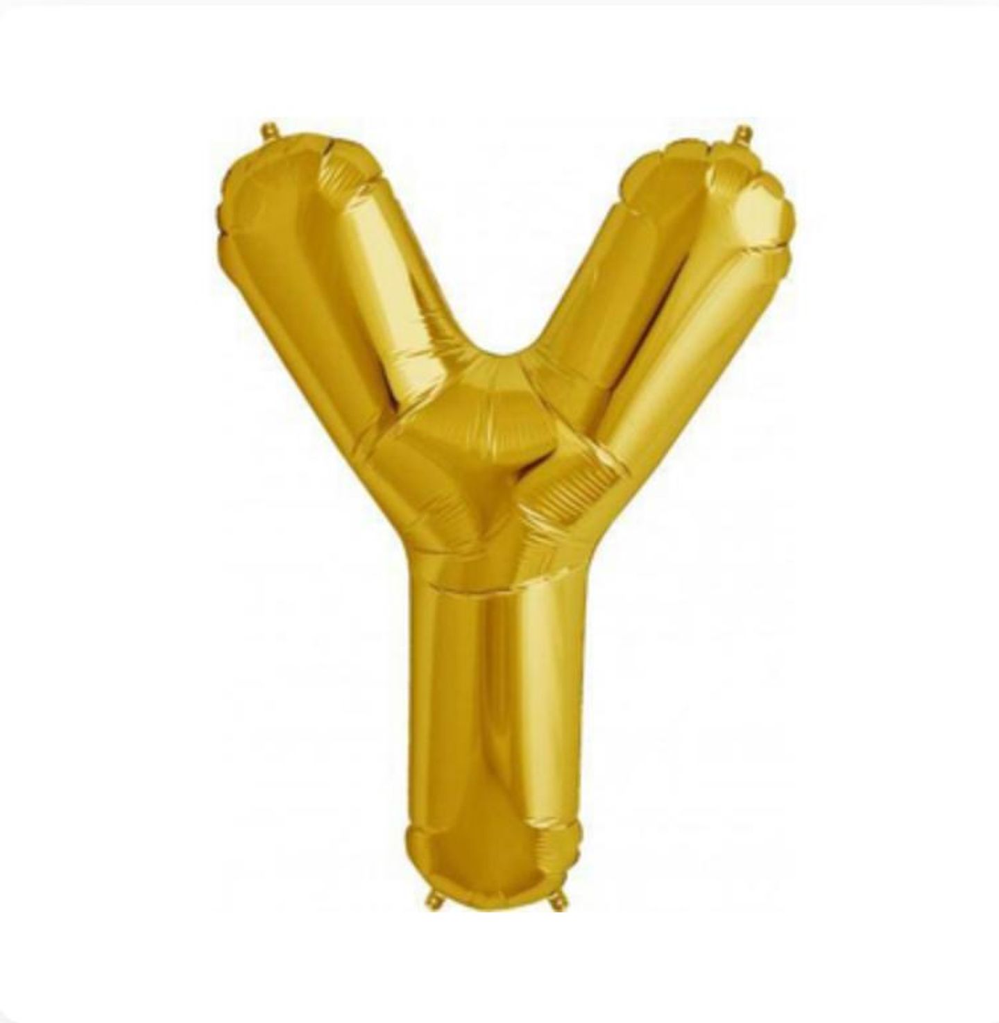 Letter Y Gold Balloon