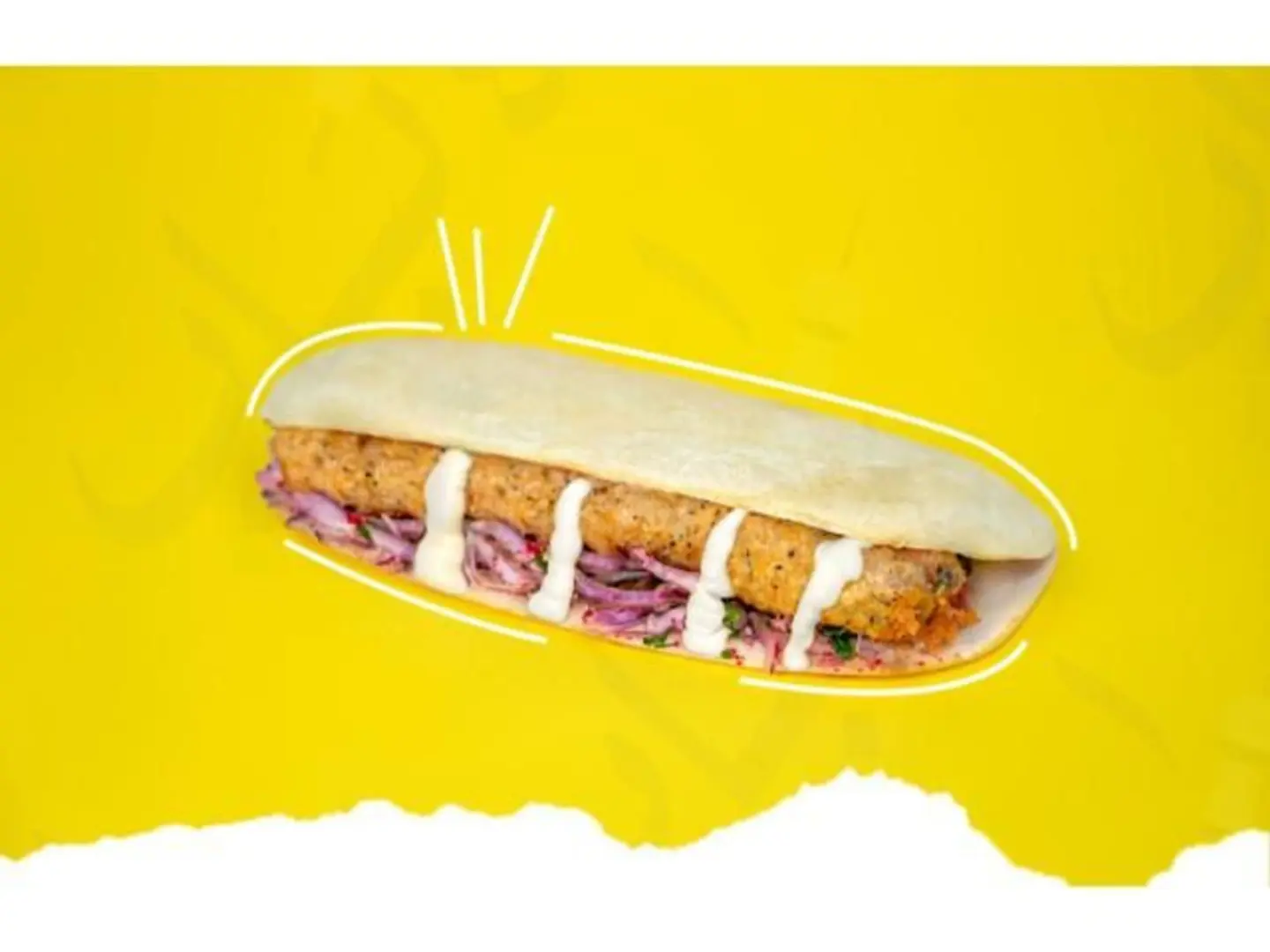 ساندويتش كباب دجاج