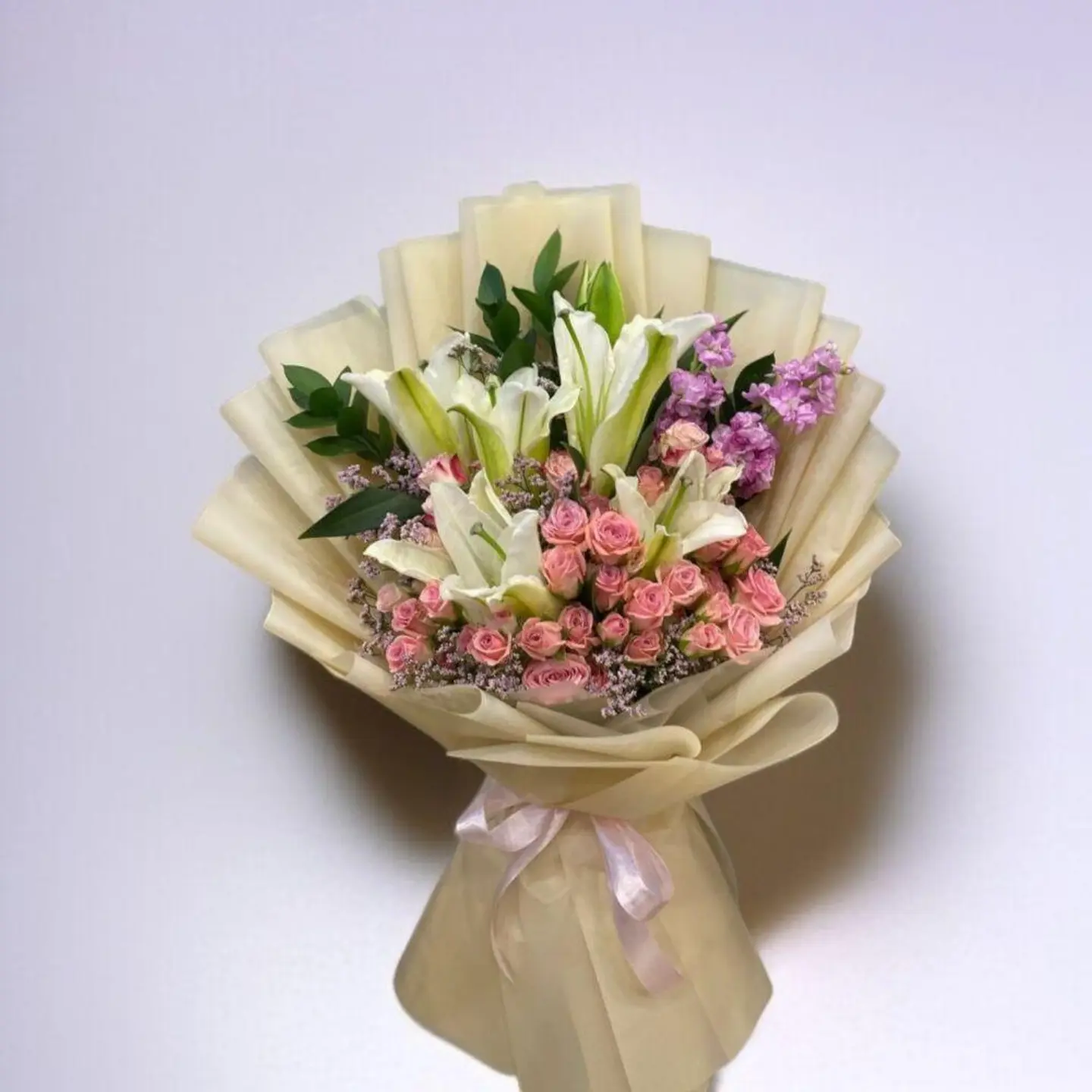 Bouquet Of Roses Of Love And Sophistication