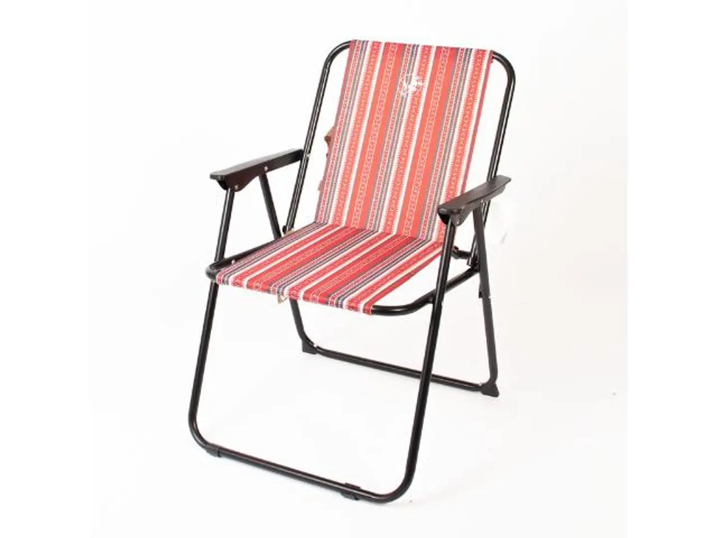 Qamra Stripe Chair Traditional Red حبة