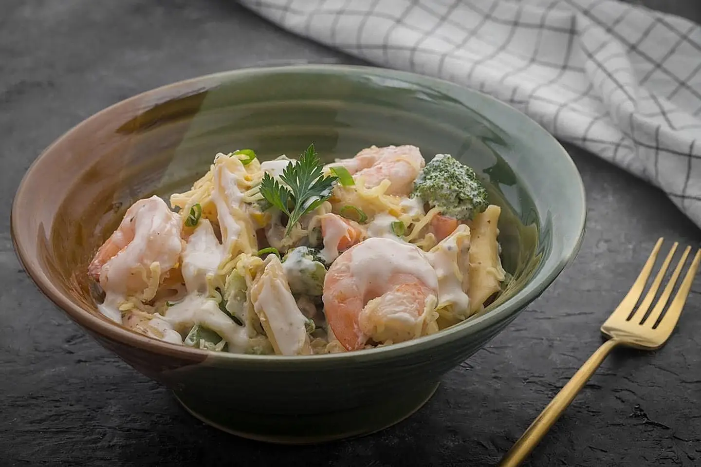 Shrimp Pasta Pink Sauce