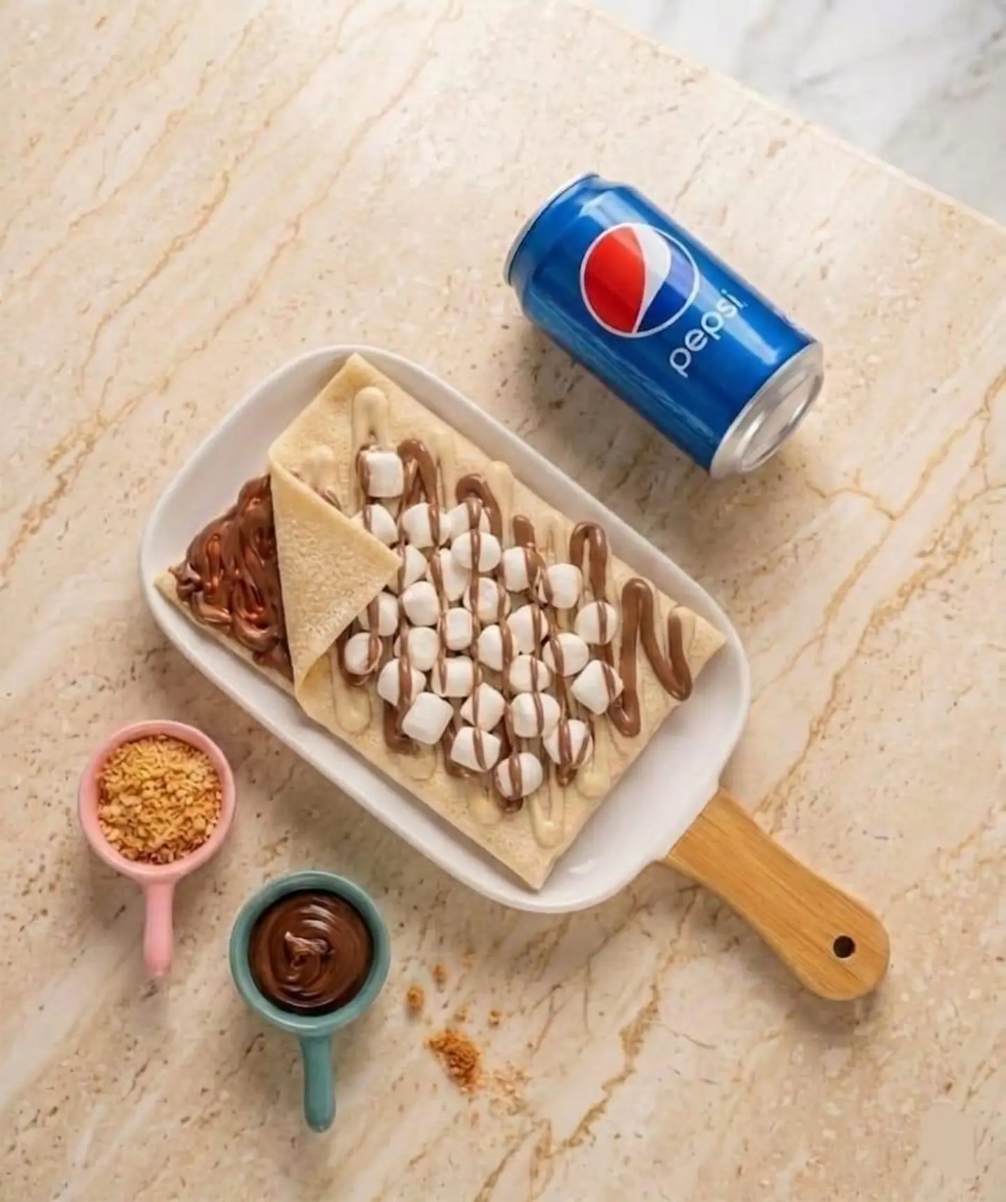Marshmallow Crepe