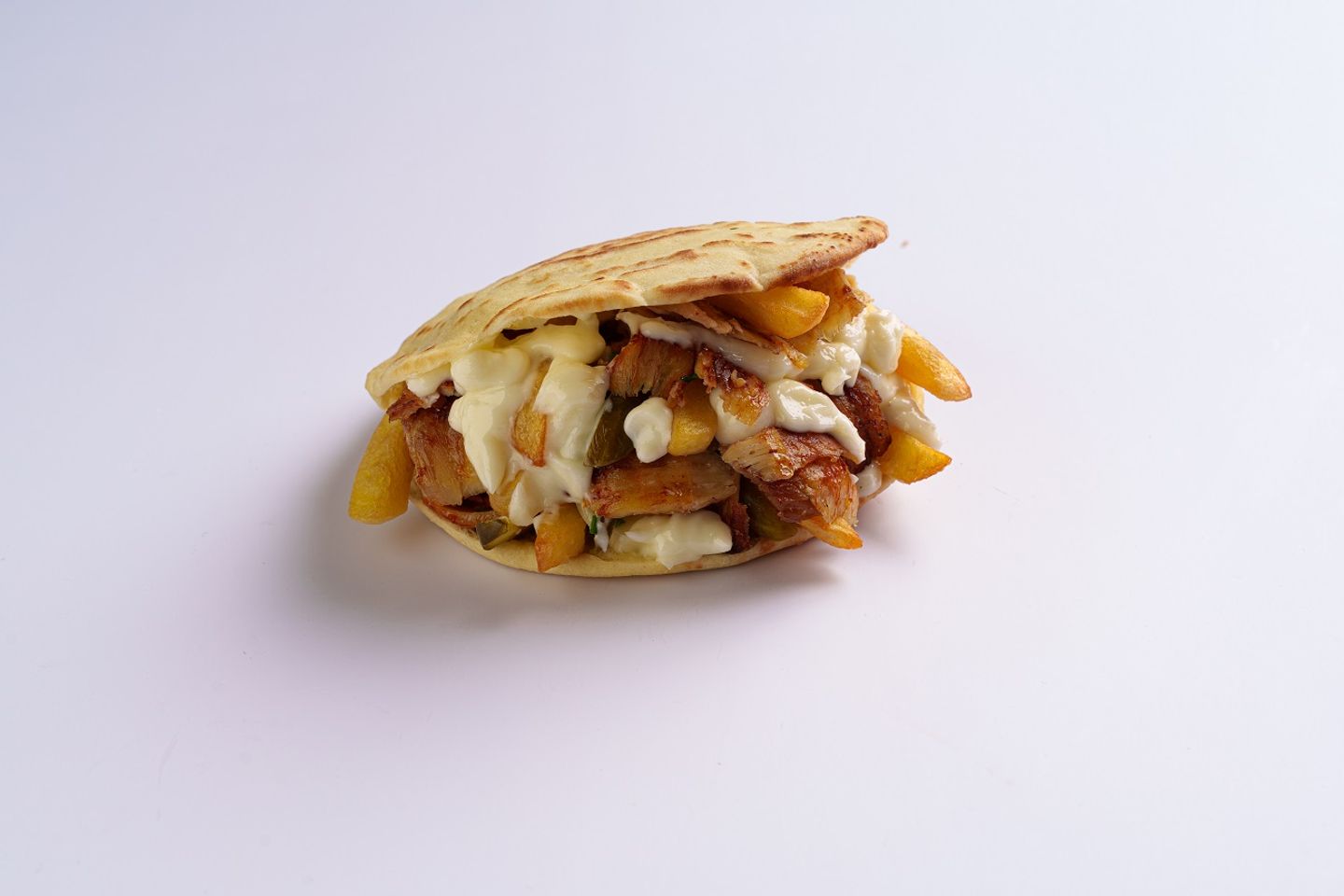 شاورما دجاج ناهس
