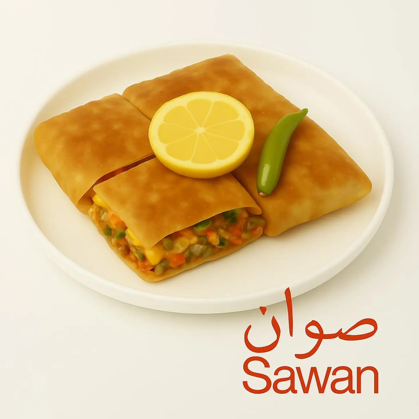 مطبق جبن شيدر بالخضار