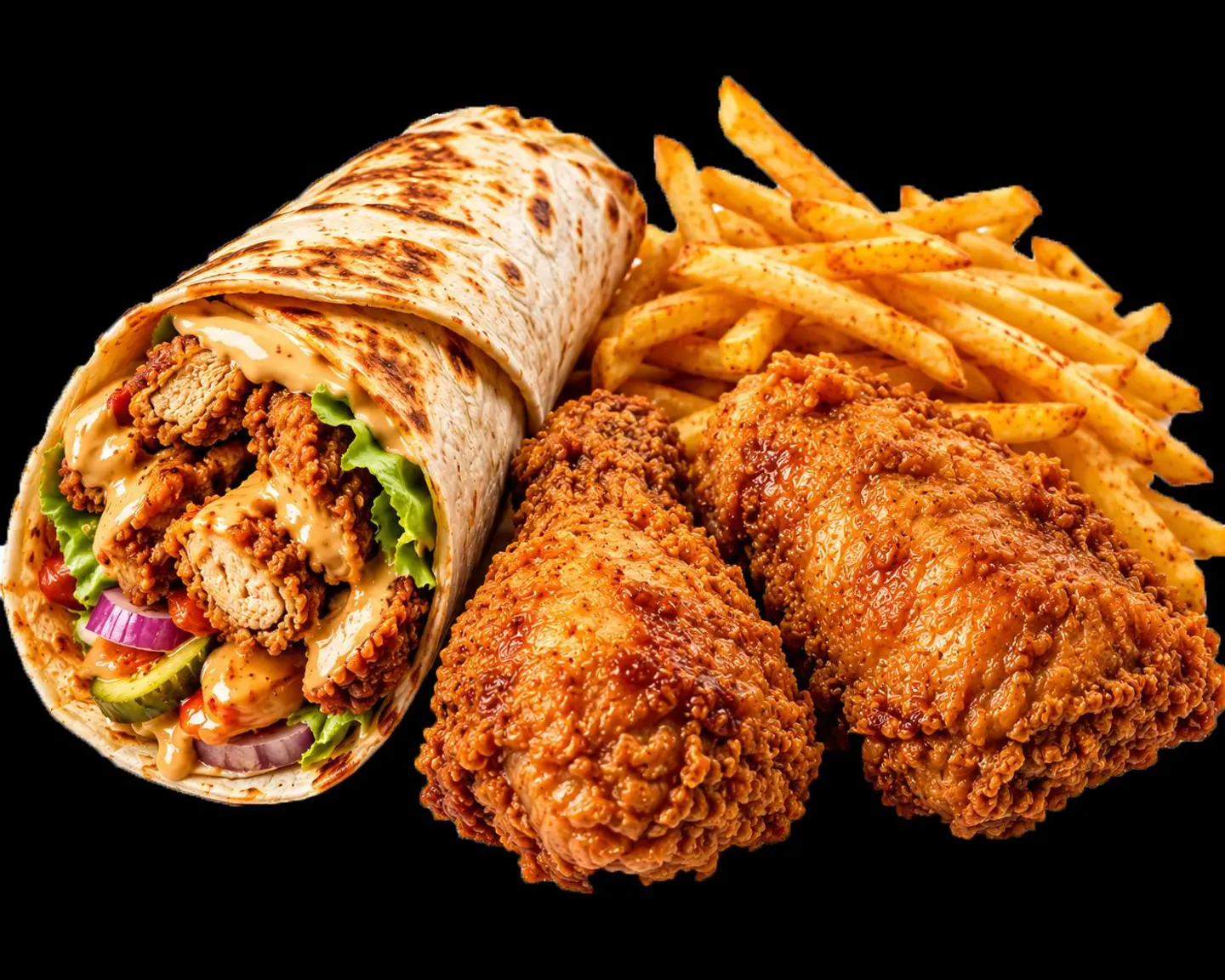 Broasted Wrap Meal