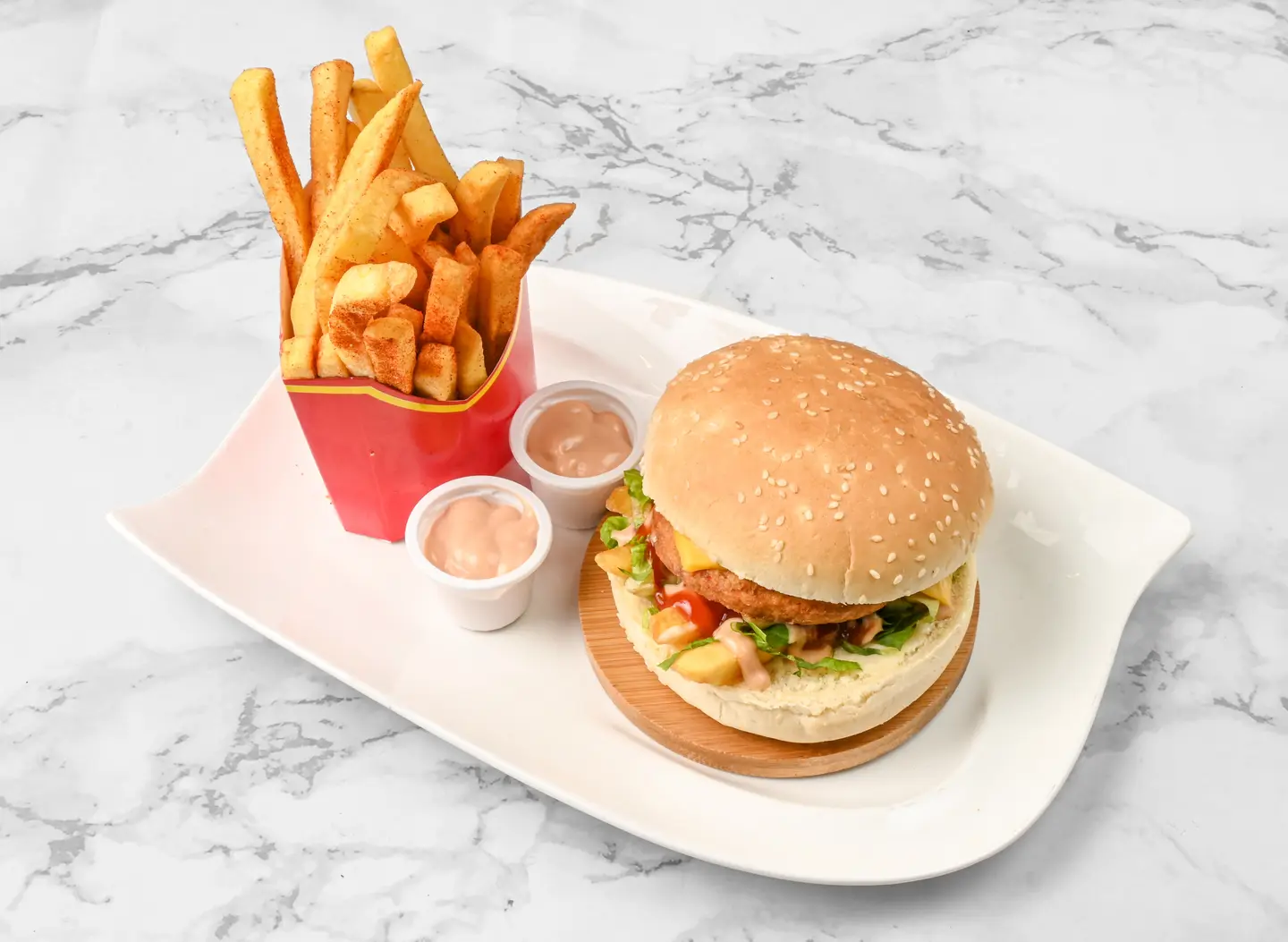 Chicken Burger Meal