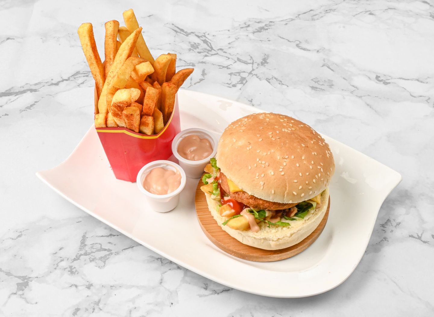 Chicken Burger Meal
