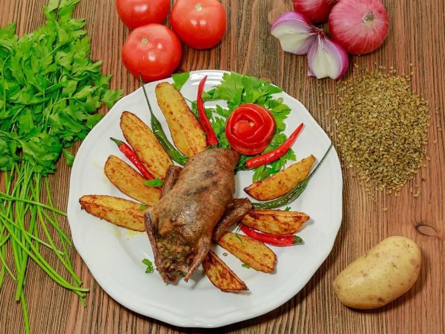 حمام مشوي